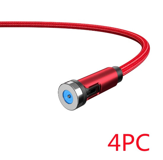 Essager Rotate Magnetic Cable 360 Degree USB Type C Charging Cable Fast Charging Magnet Charger 540 Rotate Micro Magnetic Cable - iztia