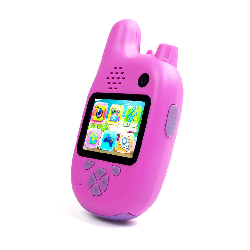 Walkie-Talkie Kids Camera Toys Mini HD Cartoon Cameras - iztia