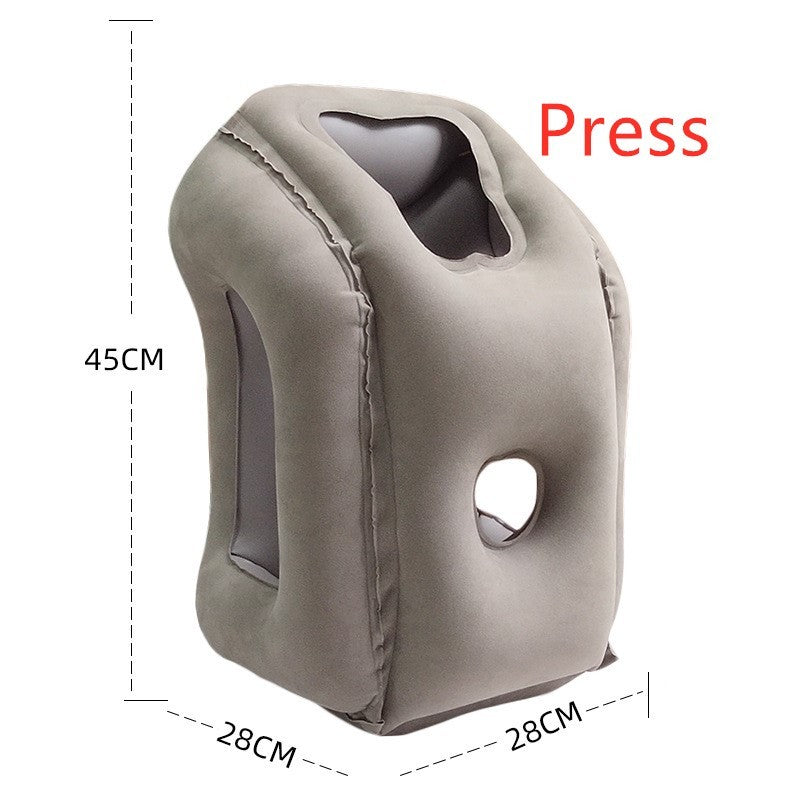 Inflatable Cushion Travel Pillow The Most Diverse & Innovative Pillow for Traveling 2017 Airplane Pillows Neck Chin Head Support - iztia
