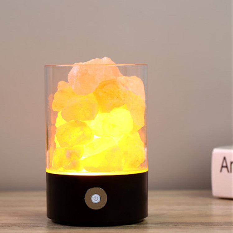 USB Crystal Light Himalayan Salt LED Lamp - iztia