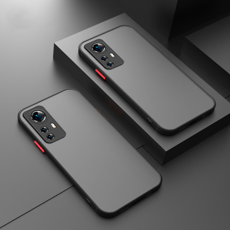 Drop-resistant Ultra-thin Frosted Silicone Transparent Protective Case - iztia