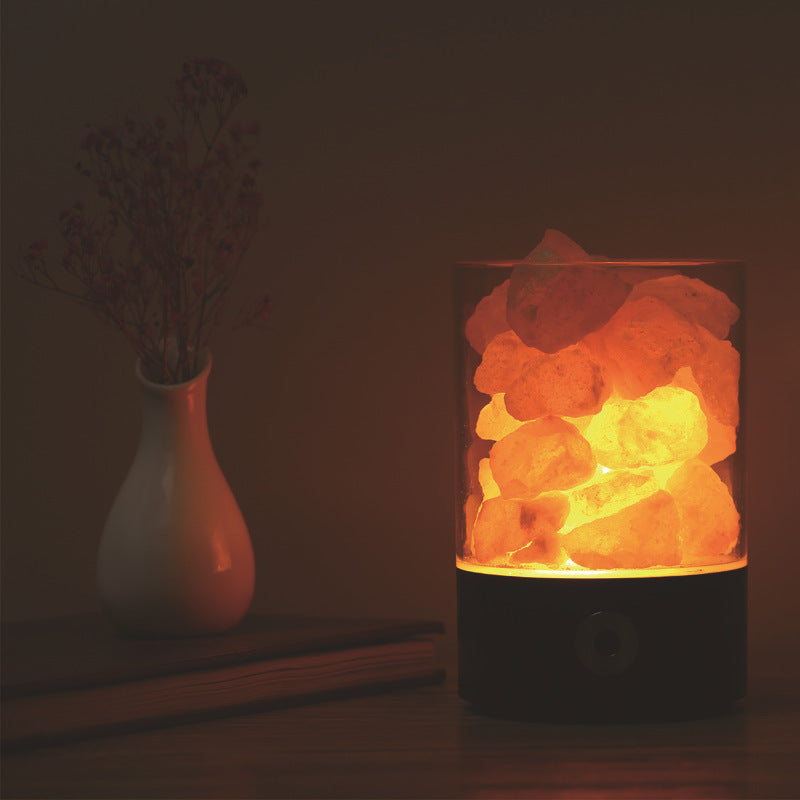 USB Crystal Light Himalayan Salt LED Lamp - iztia