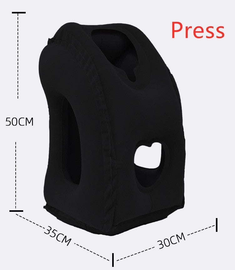 Inflatable Cushion Travel Pillow The Most Diverse & Innovative Pillow for Traveling 2017 Airplane Pillows Neck Chin Head Support - iztia