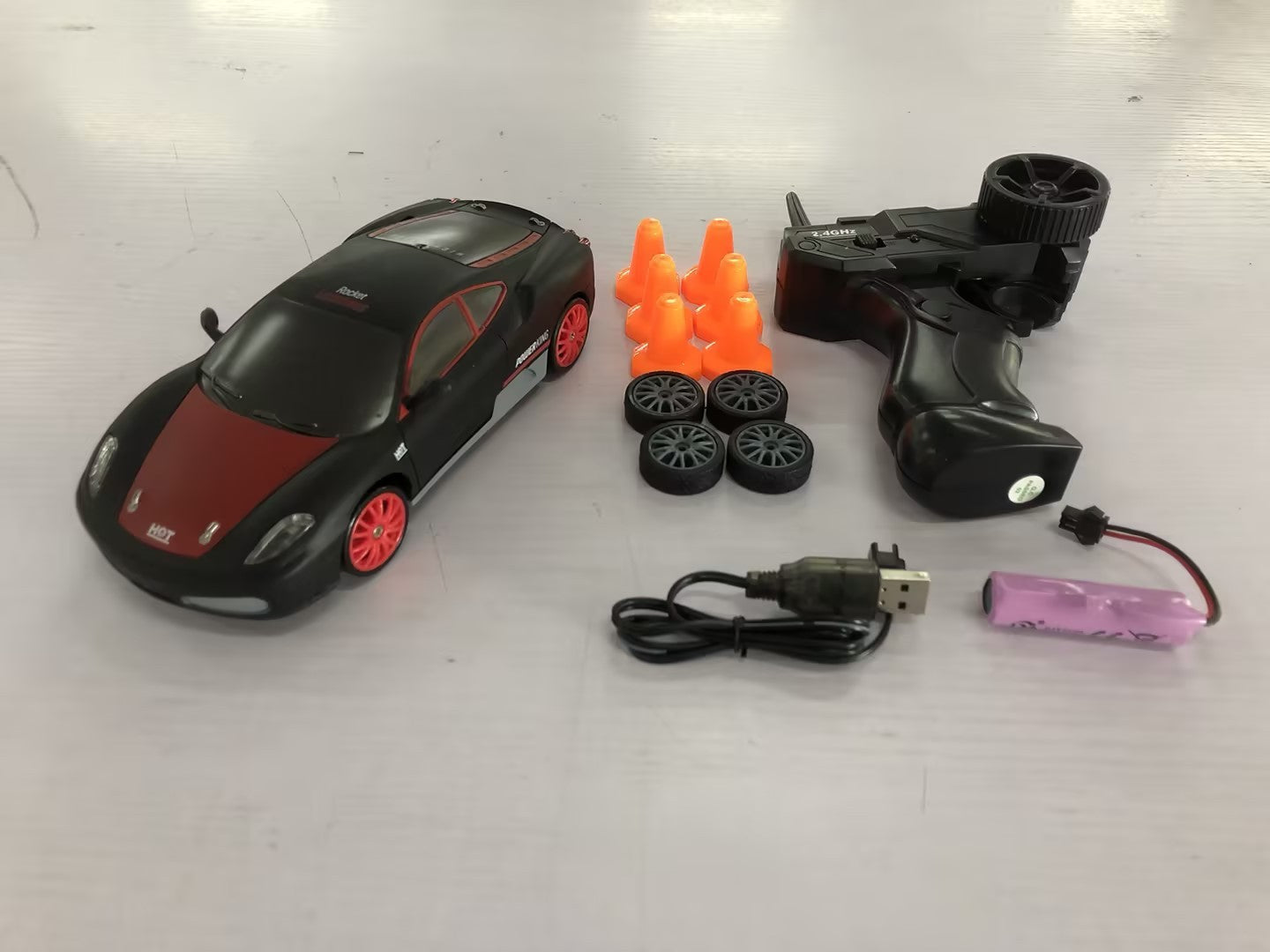 2.4G Drift Rc Car 4WD RC Drift Car Toy Remote Control GTR Model AE86 Vehicle Car RC Racing Car Toy For Children Christmas Gifts - iztia