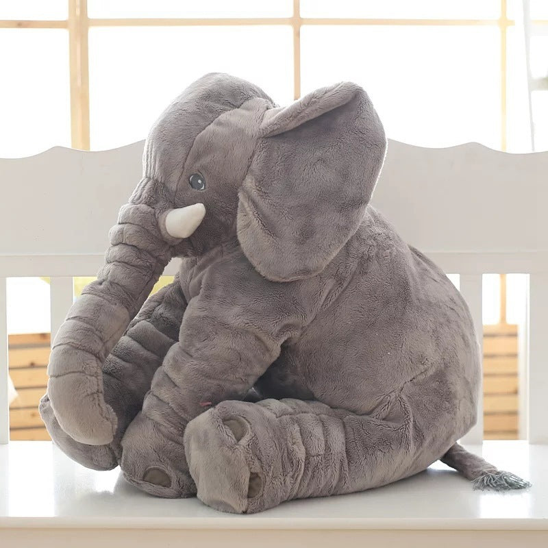 Soft Comfort Elephant Plush Toy Accompany Sleeping Baby Sleep Child Pillow Leather Shell - iztia