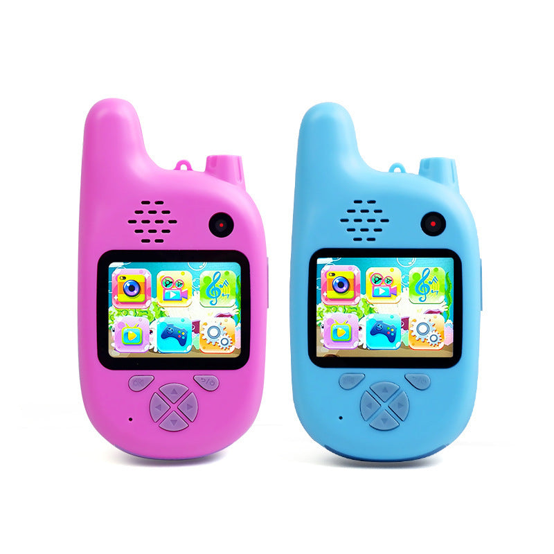 Walkie-Talkie Kids Camera Toys Mini HD Cartoon Cameras - iztia