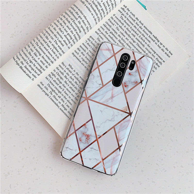 Plating Splice Marble Phone Cases - iztia