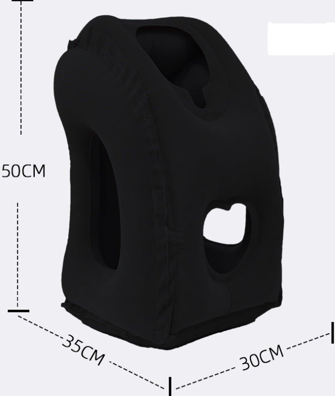 Inflatable Cushion Travel Pillow The Most Diverse & Innovative Pillow for Traveling 2017 Airplane Pillows Neck Chin Head Support - iztia