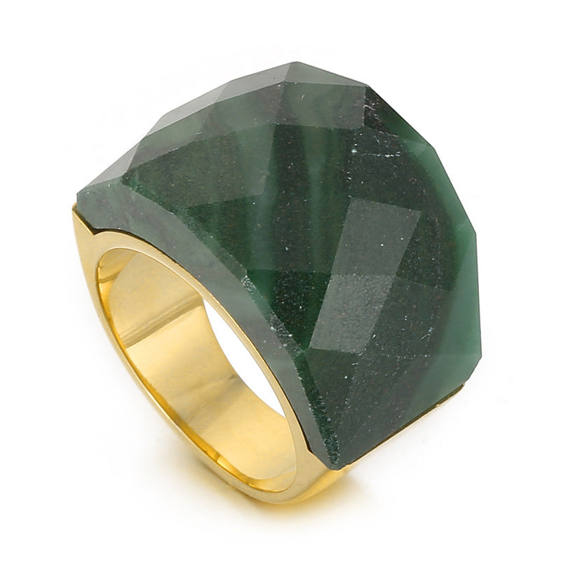 Women's Fashion Natural Stone Ring - iztia