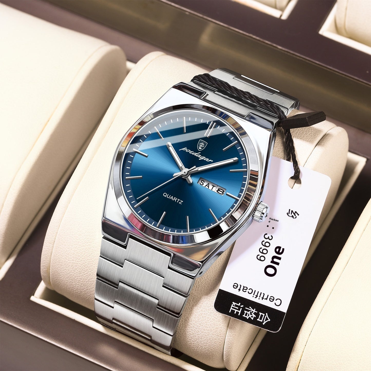 Ultra-thin Men's Watch Waterproof Luminous Quartz Watch - iztia