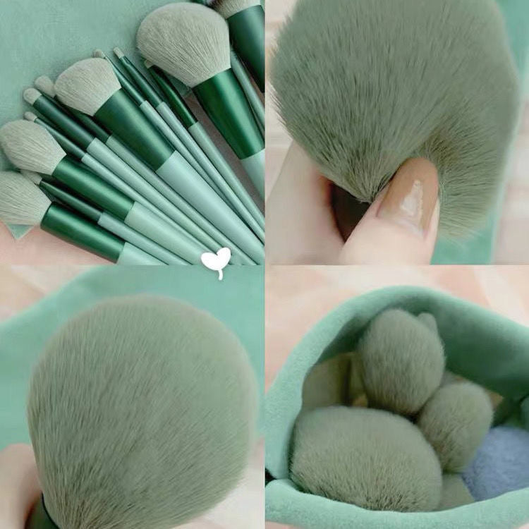 13Pcs Makeup Brush Set Make Up Concealer Brush Blush Powder Brush Eye Shadow Highlighter Foundation Brush Cosmetic Beauty Tools - iztia