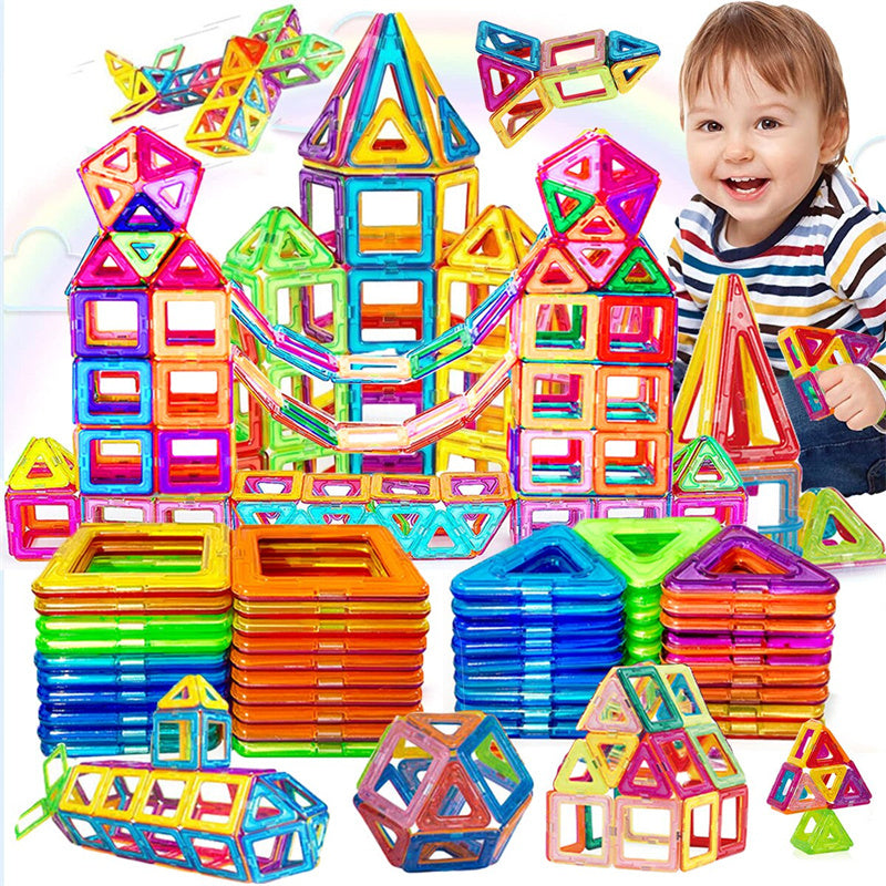 Magnetic Building Blocks DIY Magnets Toys For Kids Designer Construction Set Gifts For Children Toys - iztia