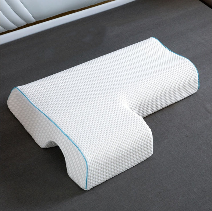 Couples Pillow Arched Cuddle Pillow With Slow Rebound Memory Foam For Arm Rest Hand Pillow - iztia