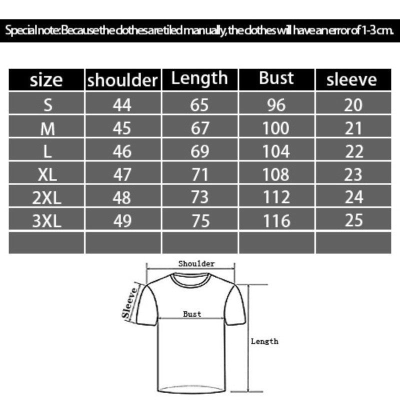 European And American Digital Printing Casual Round Neck T-shirt - iztia