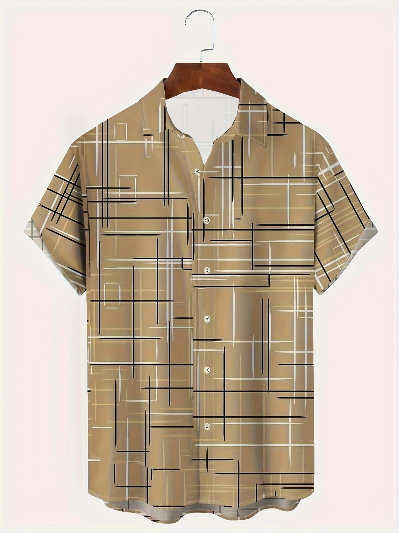Fashion Printed Shirt Summer Menswear Printing - iztia