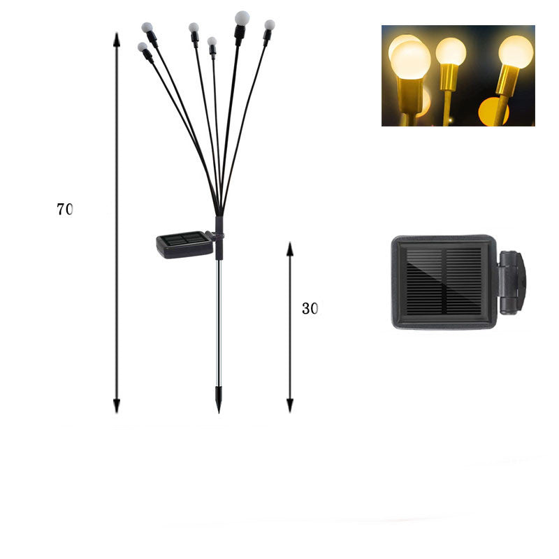 Simulation Firefly Solar Light Outdoor Garden Decoration Lawn Landscape Lamp Xmas Decor Solar LED Lights Outdoor Garden Lights - iztia