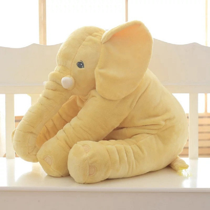 Soft Comfort Elephant Plush Toy Accompany Sleeping Baby Sleep Child Pillow Leather Shell - iztia