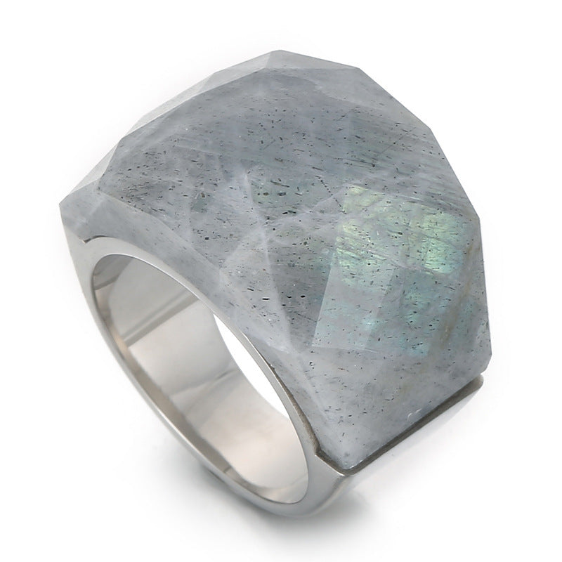 Women's Fashion Natural Stone Ring - iztia