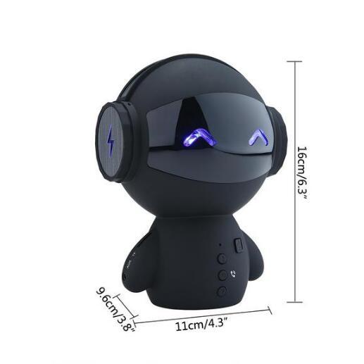 Fruitron cute mini robot speaker bluetooth - iztia