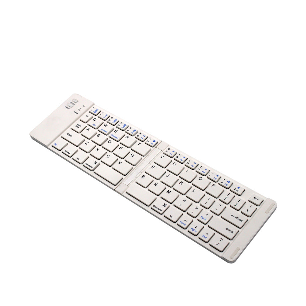 Folding Metal Bluetooth Foldable Keyboard Mini Bluetooth Wireless - iztia
