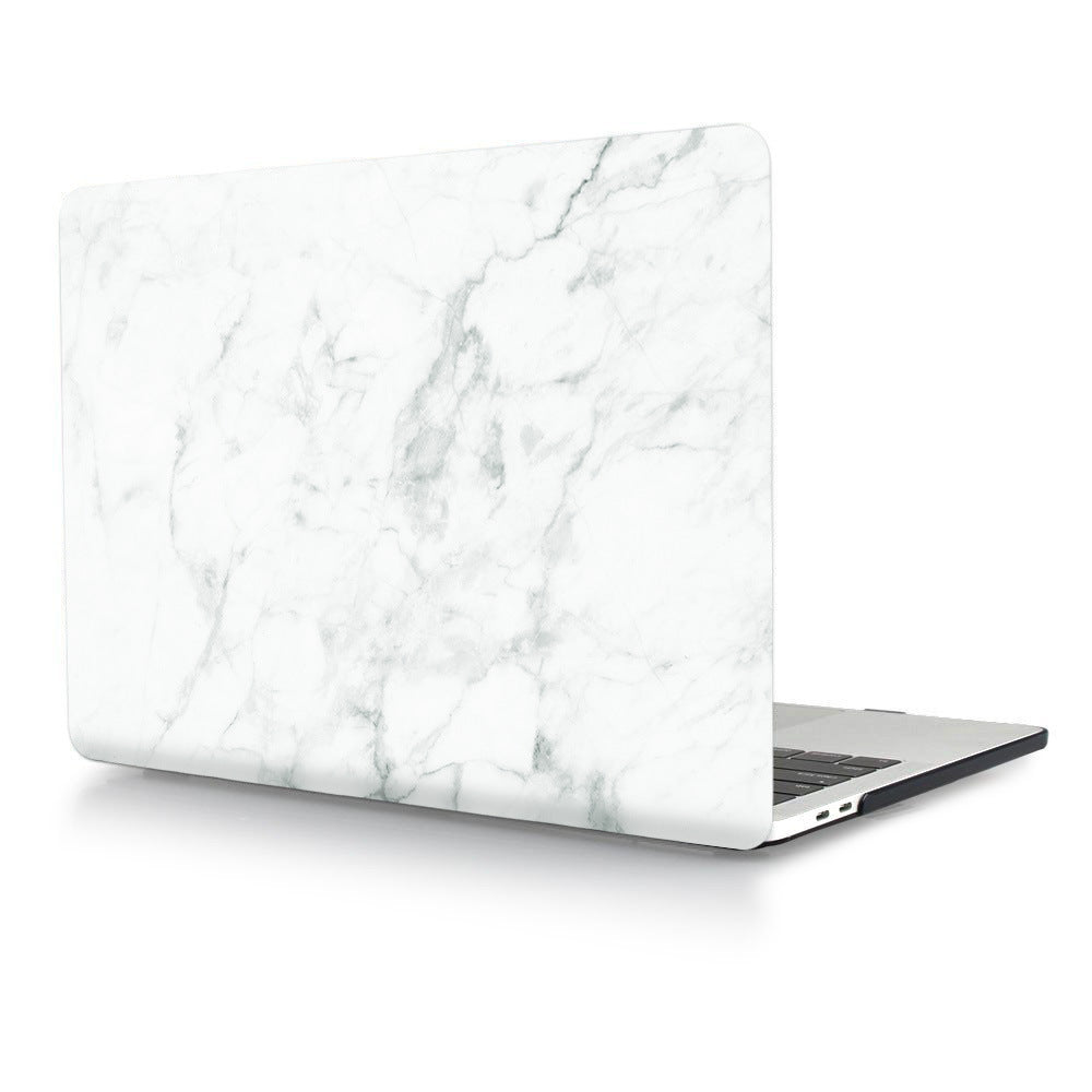 Compatible with Apple, MacBook Transparent Plastic Protective Case Printed with Custom Design - iztia