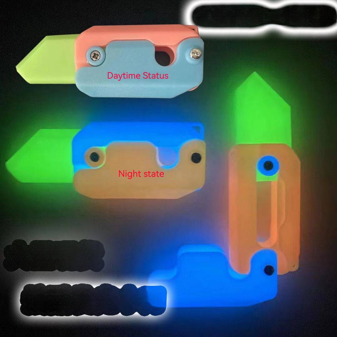 Copy of 3D Printing Gravity Cub Jumping Small Radish Knife Mini Model Student Prize Pendant Decompression Toy For Children Gift - iztia