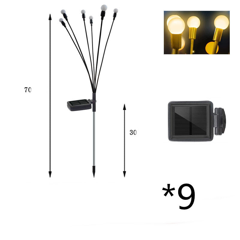Simulation Firefly Solar Light Outdoor Garden Decoration Lawn Landscape Lamp Xmas Decor Solar LED Lights Outdoor Garden Lights - iztia