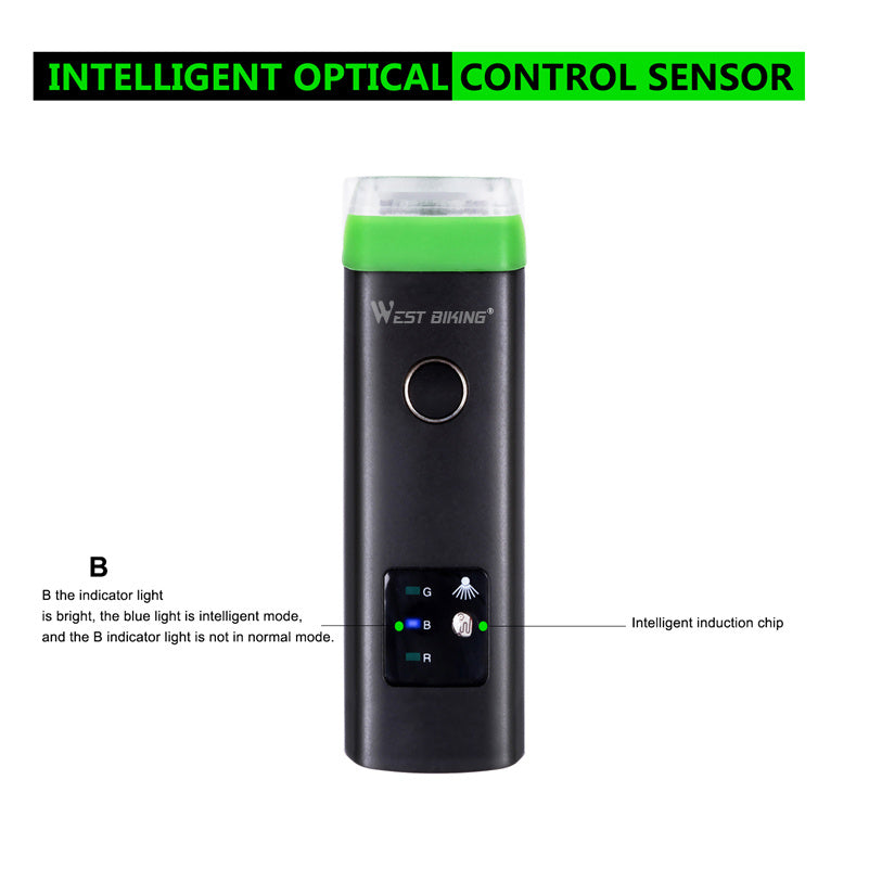 Bicycle headlight sensor light - iztia