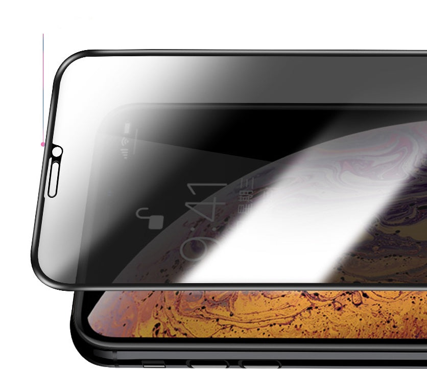 Compatible With , Mobile Phone Steel Glass Screen Silk Screen Anti-fall Anti-sneak Film - iztia