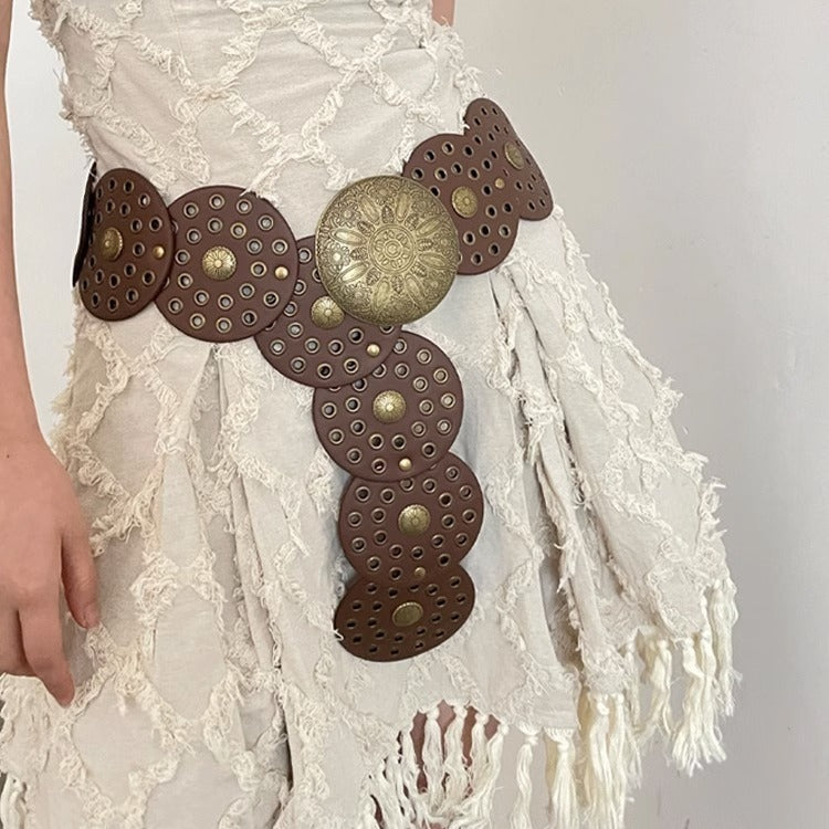 American Retro Round Hollow Waist Seal - iztia