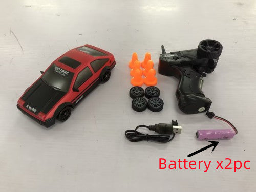 2.4G Drift Rc Car 4WD RC Drift Car Toy Remote Control GTR Model AE86 Vehicle Car RC Racing Car Toy For Children Christmas Gifts - iztia