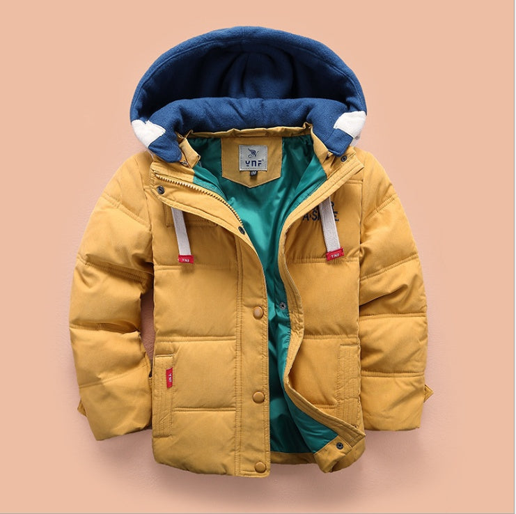 Children's down jacket boy new Korean version of the thickening down jacket in the children's winter clothing - iztia
