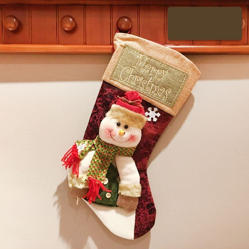 Christmas decoration gift christmas stocking - iztia
