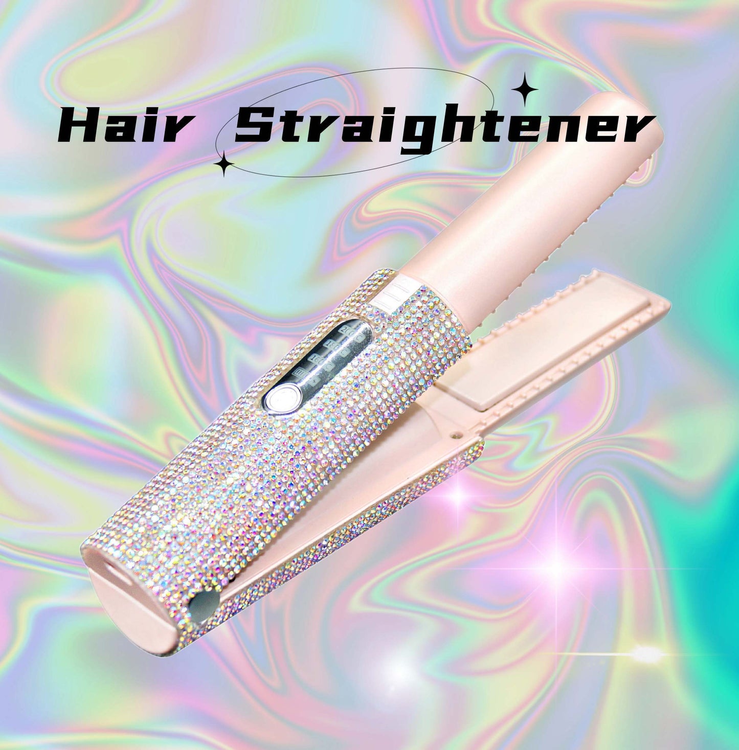 2-In-1 Electric USB Hair Straightening Brush Straightener Brush Multifunctional Comb Straightening Styler Hair Curler - iztia