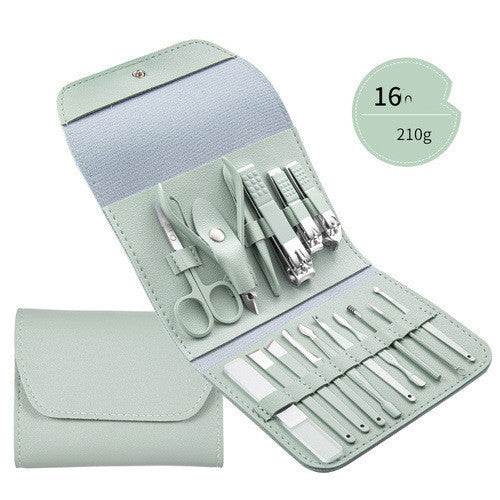 Professional Scissors Nail Clippers Set Ear Spoon Dead Skin Pliers Nail Cutting Pliers Pedicure Knife Nail Groove Trimmers - iztia