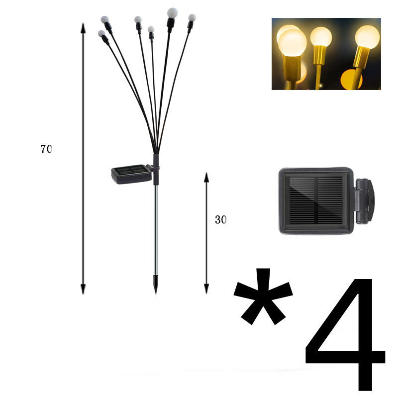 Simulation Firefly Solar Light Outdoor Garden Decoration Lawn Landscape Lamp Xmas Decor Solar LED Lights Outdoor Garden Lights - iztia