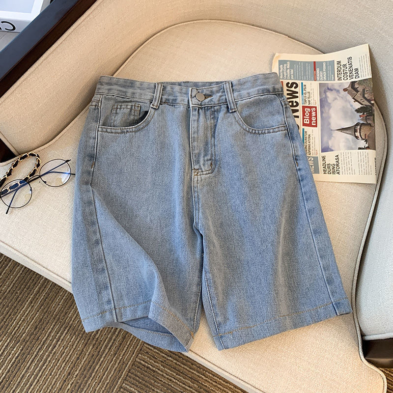 Fashion Denim Men's Five Points Pirate Shorts - iztia