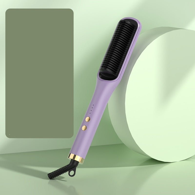 Anion Hair Care Electric Hair Curlers Hair Comb Straightener - iztia