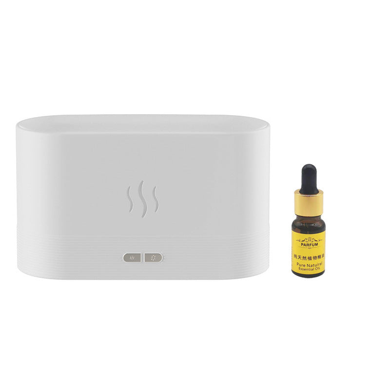 Drop Shipping Factory Direct Sale Fire Flame Humidifier Aroma Diffuser 2022 Air Essential Oil Ultrasonic Humidifier - iztia