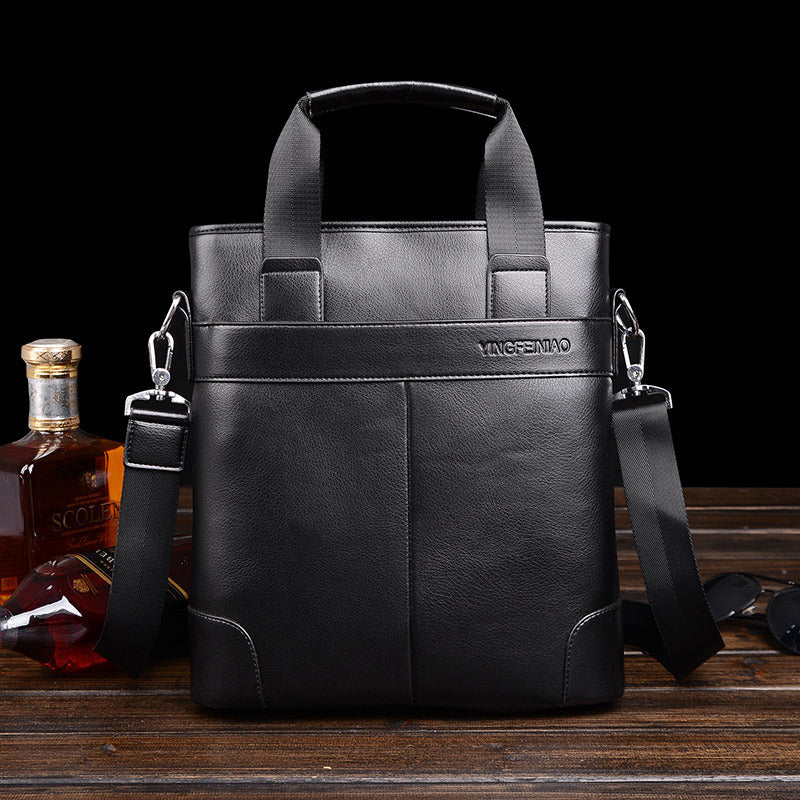 Men's Portable Crossbody Shoulder Briefcase - iztia