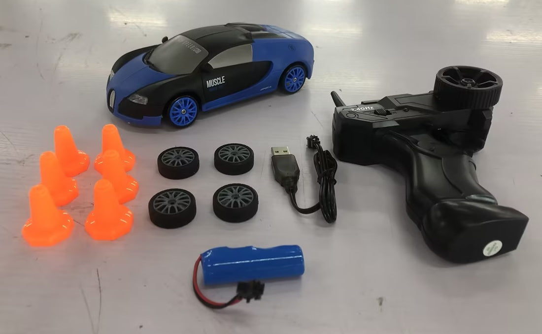 2.4G Drift Rc Car 4WD RC Drift Car Toy Remote Control GTR Model AE86 Vehicle Car RC Racing Car Toy For Children Christmas Gifts - iztia