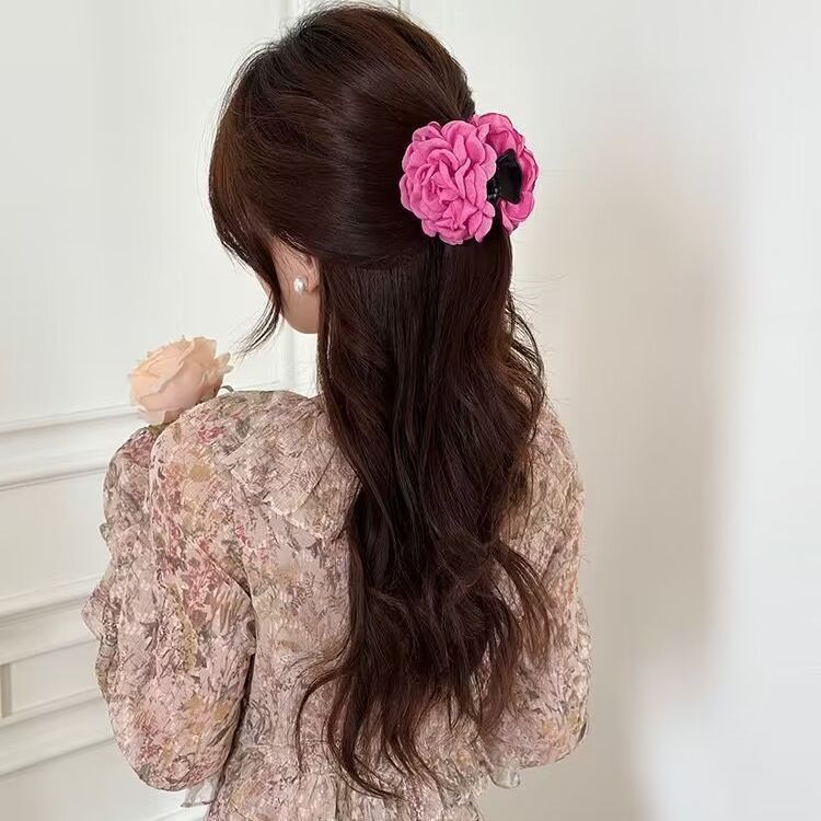 Flower Female Simple Graceful Barrettes - iztia
