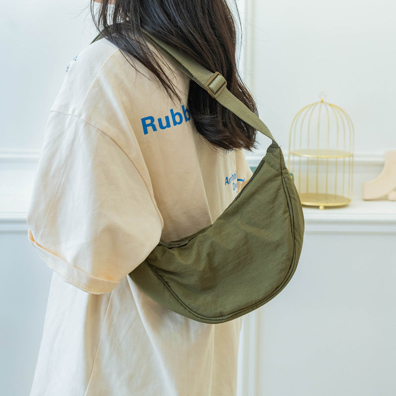 Nylon Dumpling Bag Casual One-shoulder Crossbody - iztia
