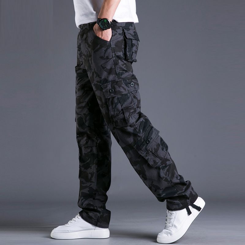 Men's Straight Outdoor Camouflage Pants - iztia
