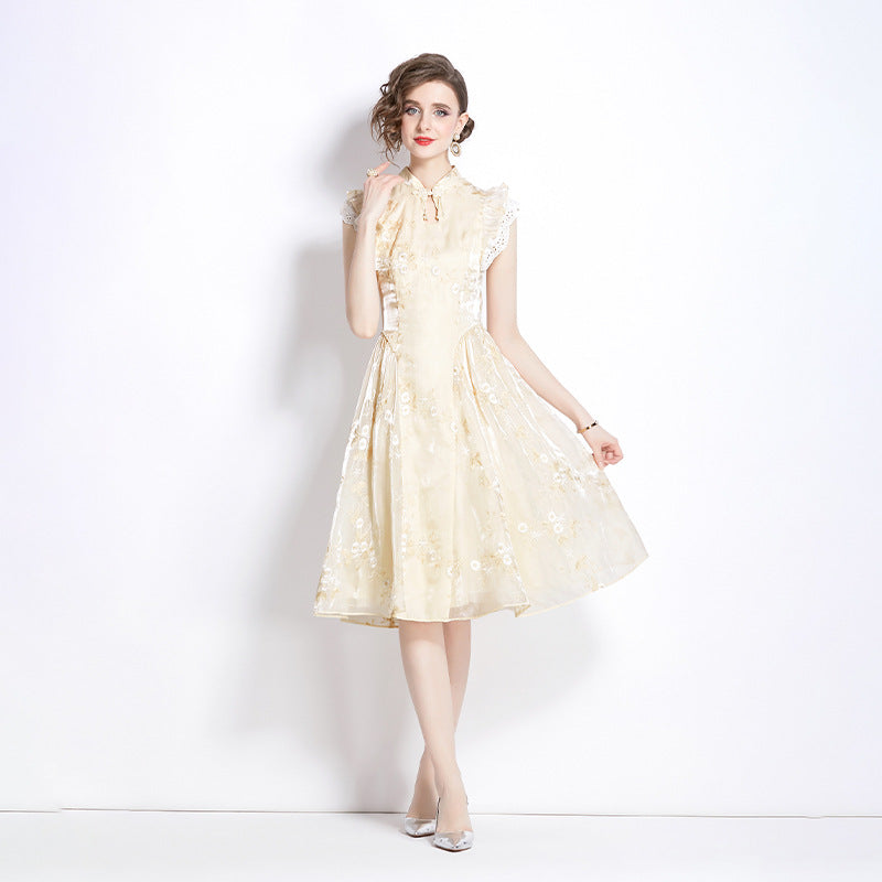 Guofeng Improved Embroidery Cheongsam And Dress - iztia