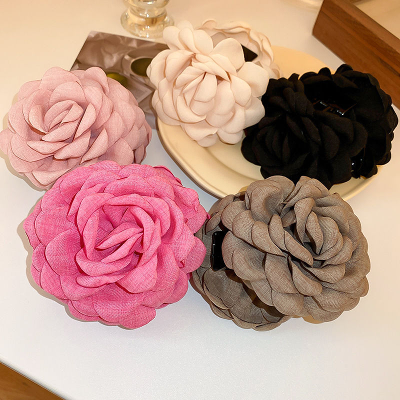 Flower Female Simple Graceful Barrettes - iztia