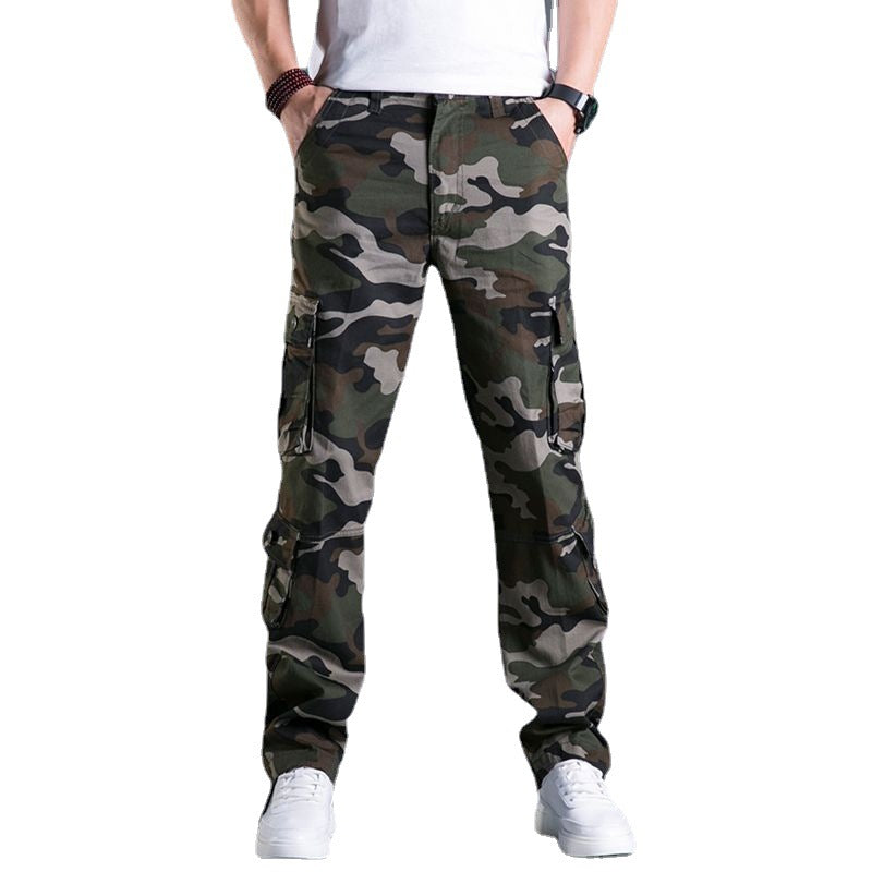 Men's Straight Outdoor Camouflage Pants - iztia