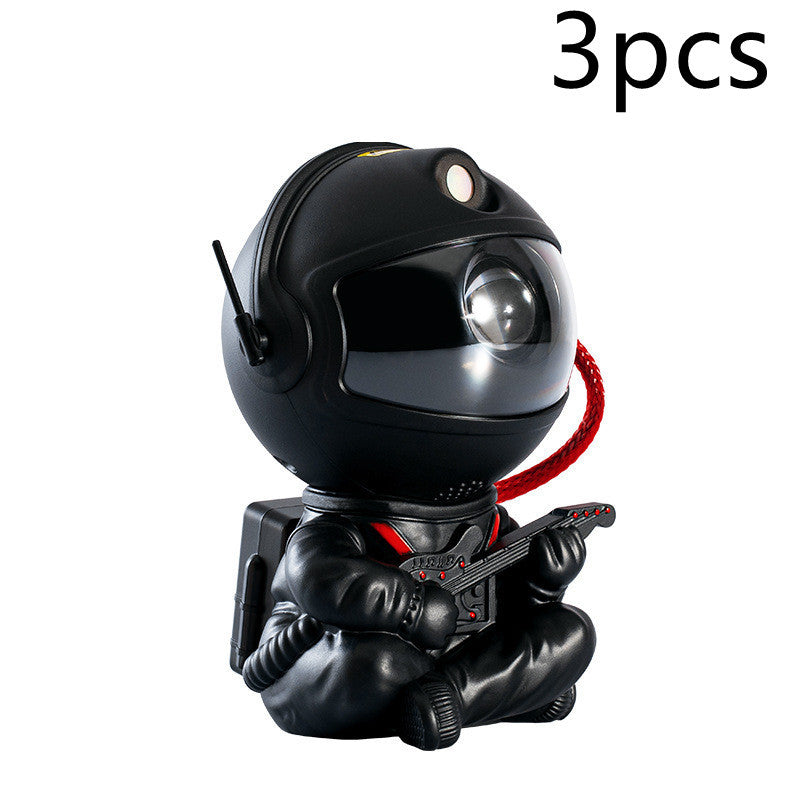 Mini Version Of Astronaut Star Projection Lamp Creative Gift Atmosphere Decorative Lamp Colorful Flowing Starry Night Light - iztia