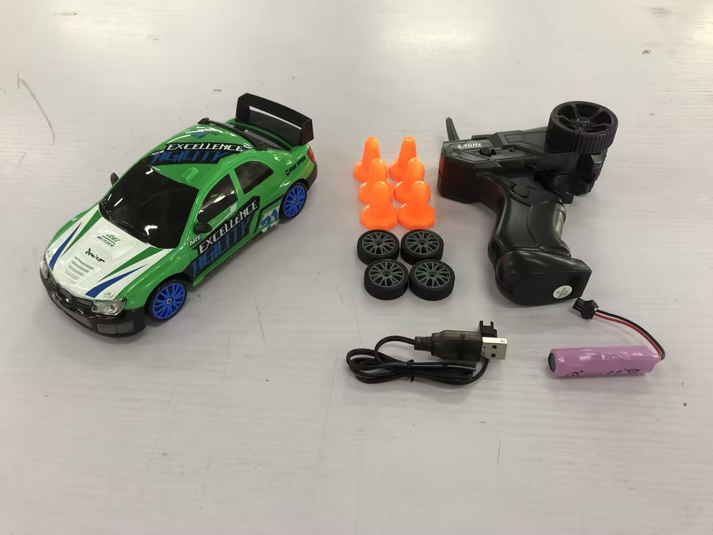 2.4G Drift Rc Car 4WD RC Drift Car Toy Remote Control GTR Model AE86 Vehicle Car RC Racing Car Toy For Children Christmas Gifts - iztia