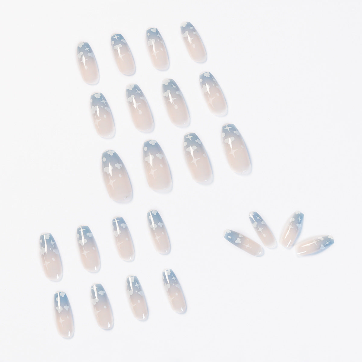 Wearing Nails Finished Soft Nails False Nails - iztia